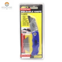 Mr.building Mr-593 Multi Tool Utility Knife Foldable Cutter Knife With Spare Blades